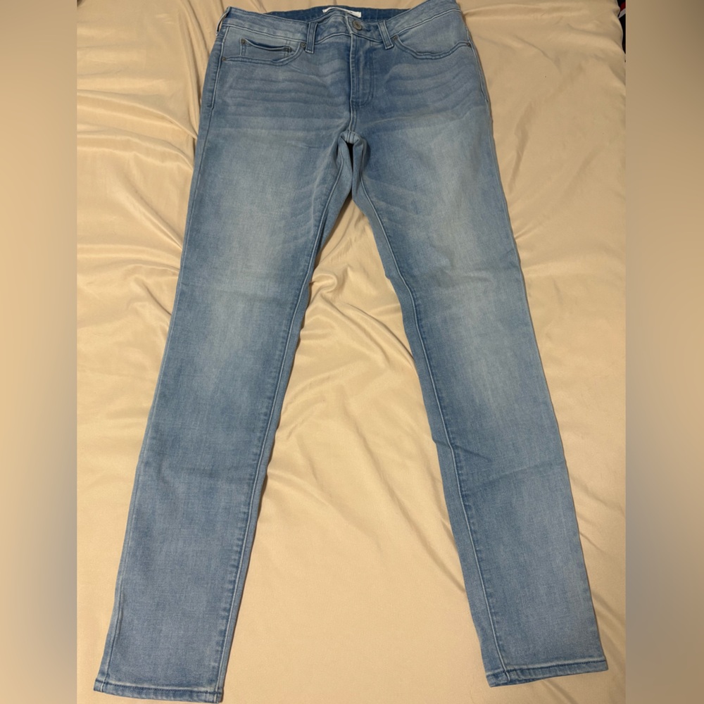 PacSun Mens Sky Blue Skinny Jeans